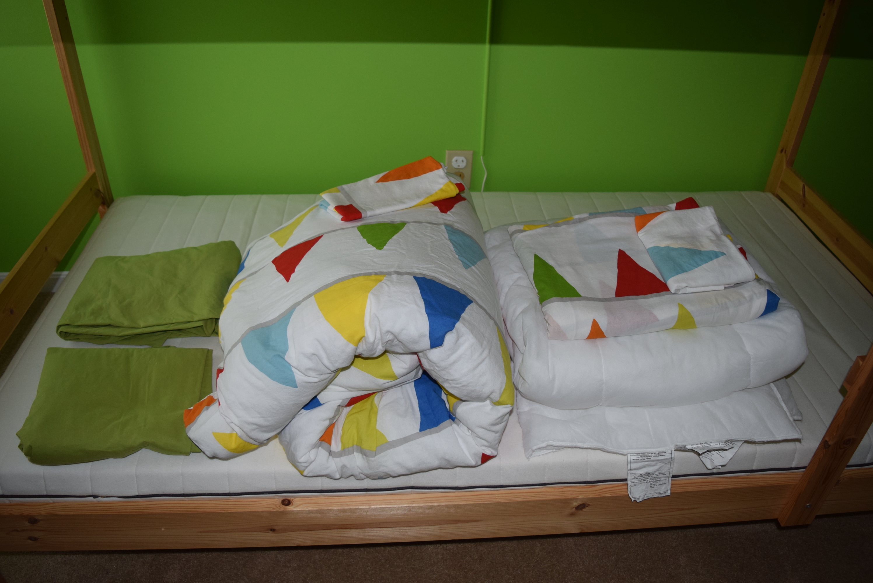 Two Sets of IKEA Twin Size Bed Linens