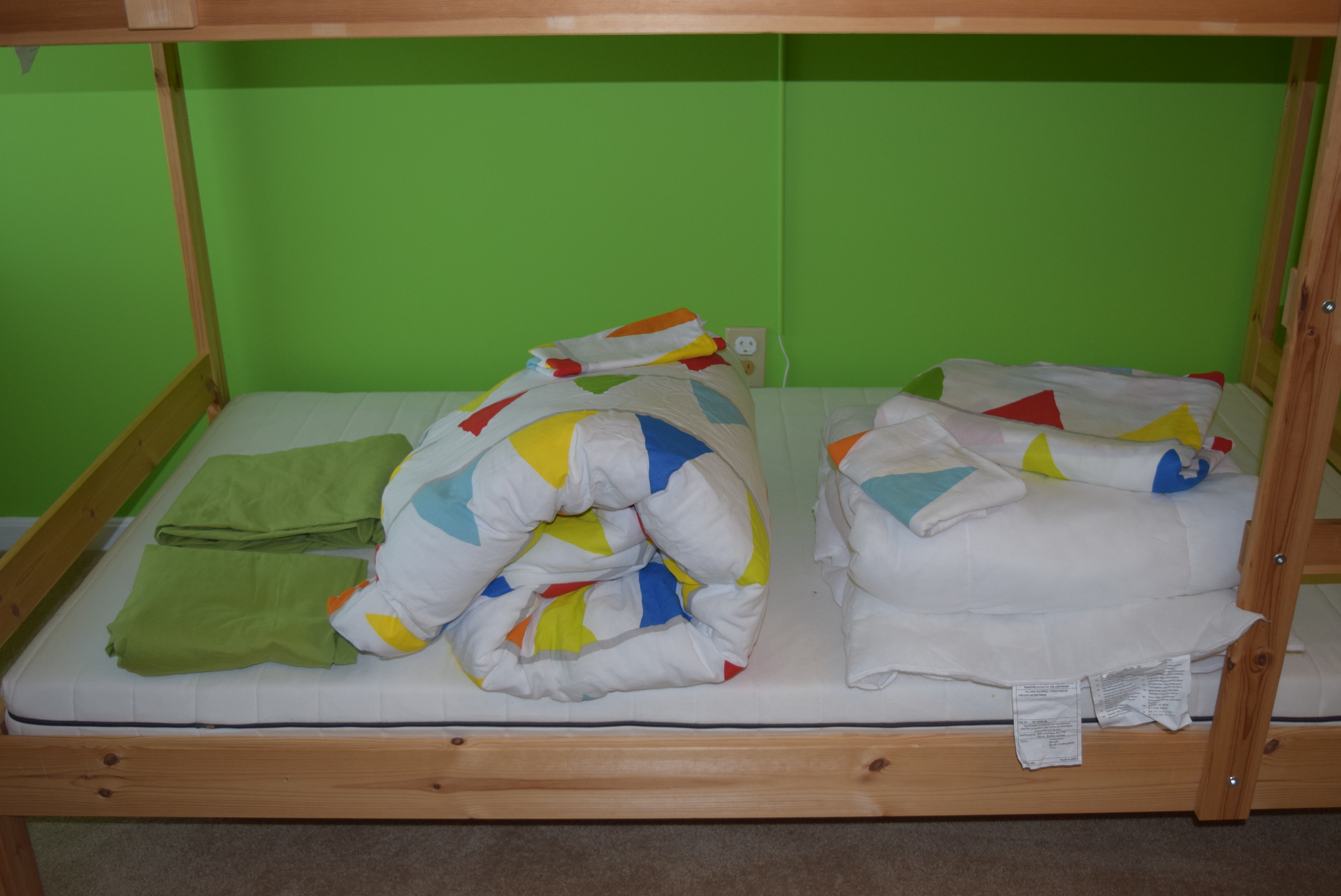Two Sets of IKEA Twin Size Bed Linens