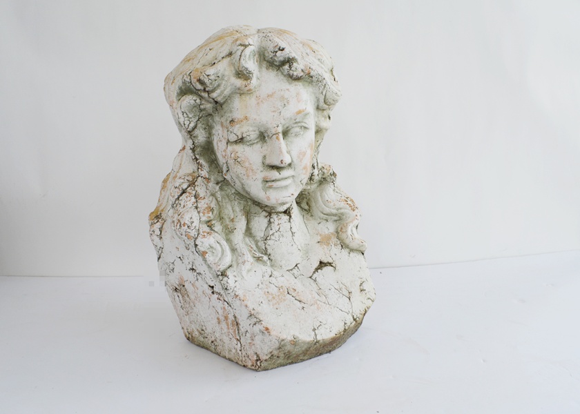 Female Cast Stone Bust