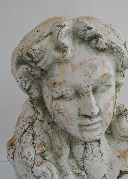 Female Cast Stone Bust