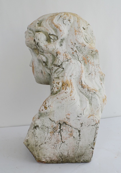 Female Cast Stone Bust