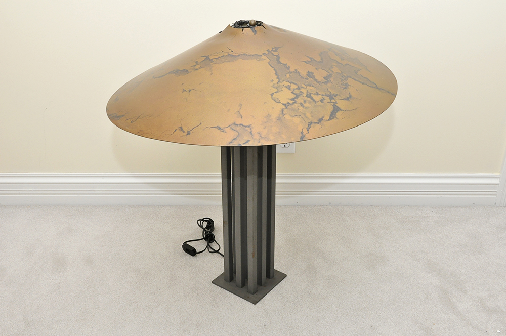 Modern Metal Mission Style Lamp
