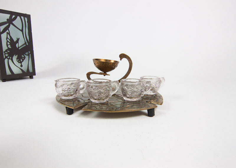 Metal and Glass Decorative Items