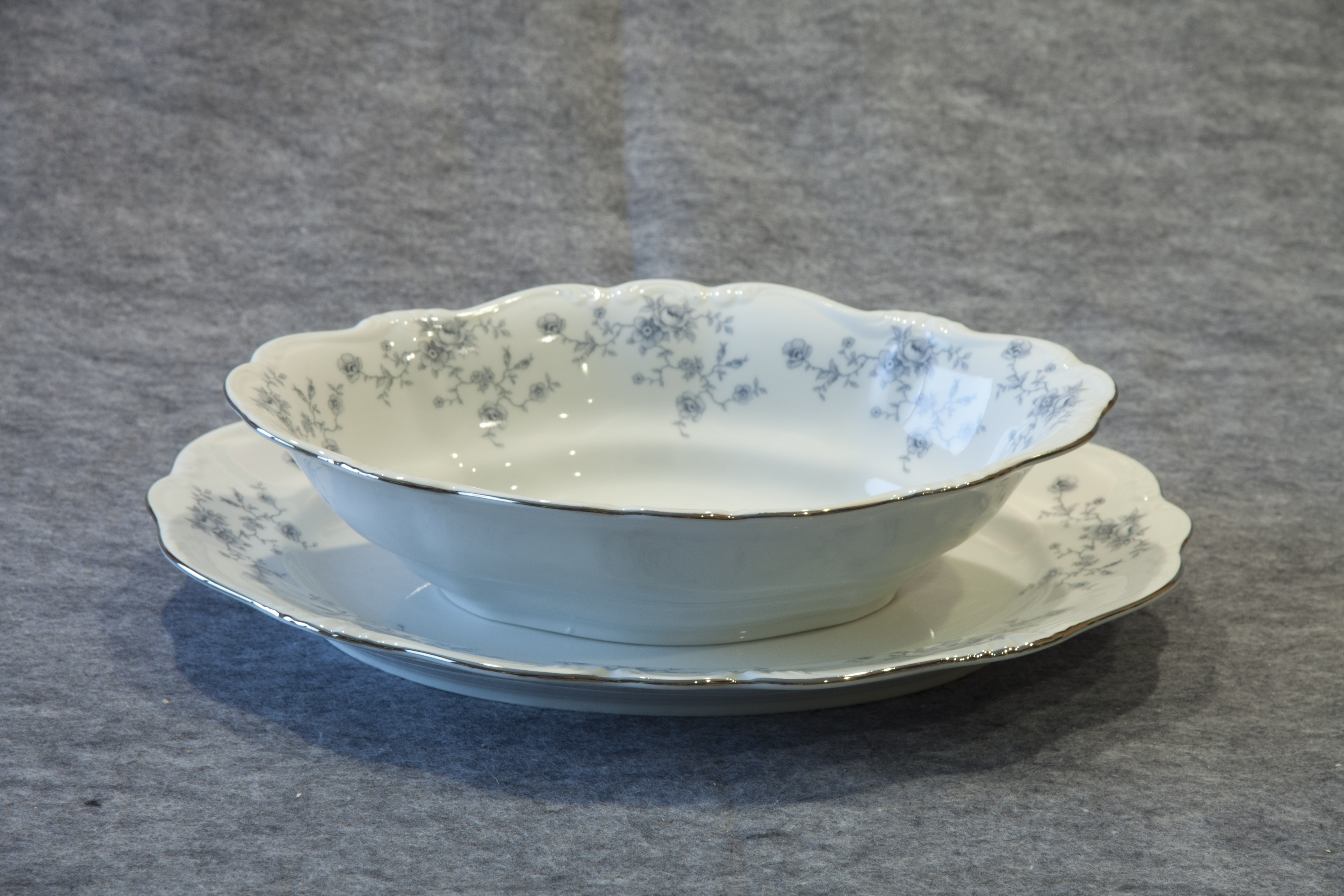 Haviland Blue Garland China Service