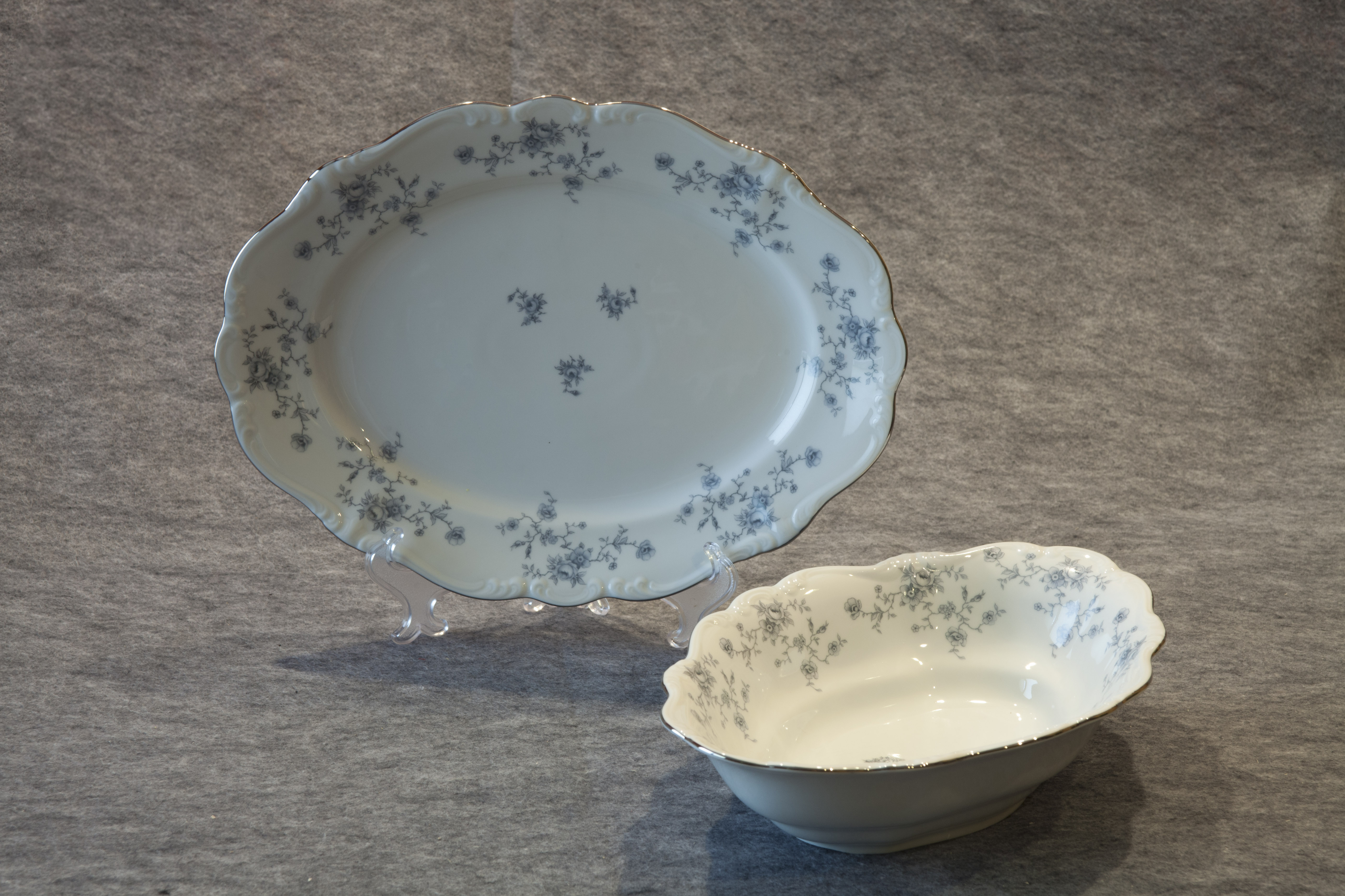 Haviland Blue Garland China Service