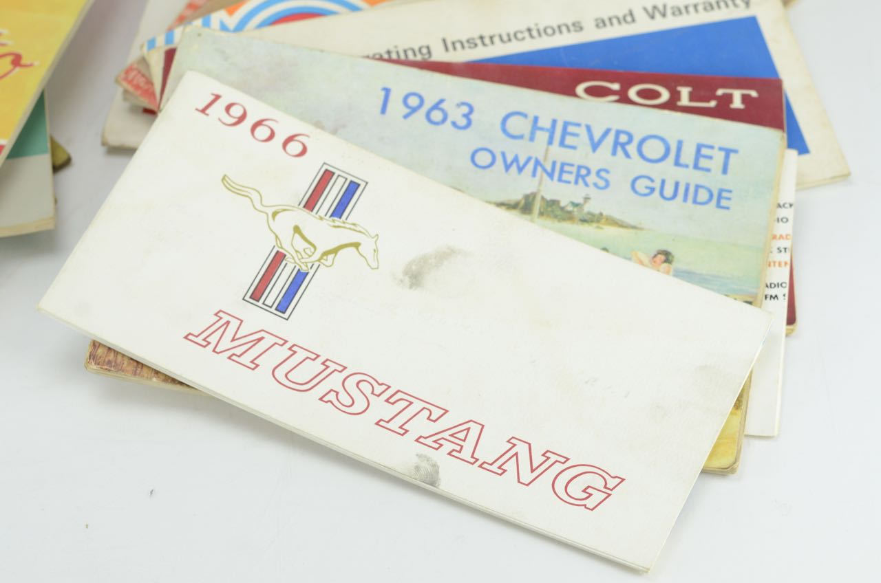 Variety of Car Care Maintenance Manuals and Pamphlets 1937-1978