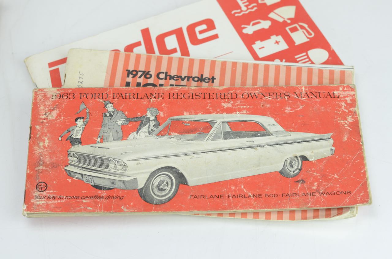 Variety of Car Care Maintenance Manuals and Pamphlets 1937-1978