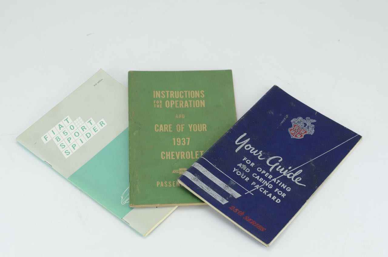 Variety of Car Care Maintenance Manuals and Pamphlets 1937-1978
