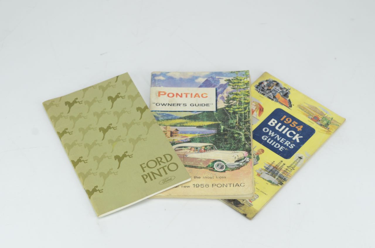 Variety of Car Care Maintenance Manuals and Pamphlets 1937-1978