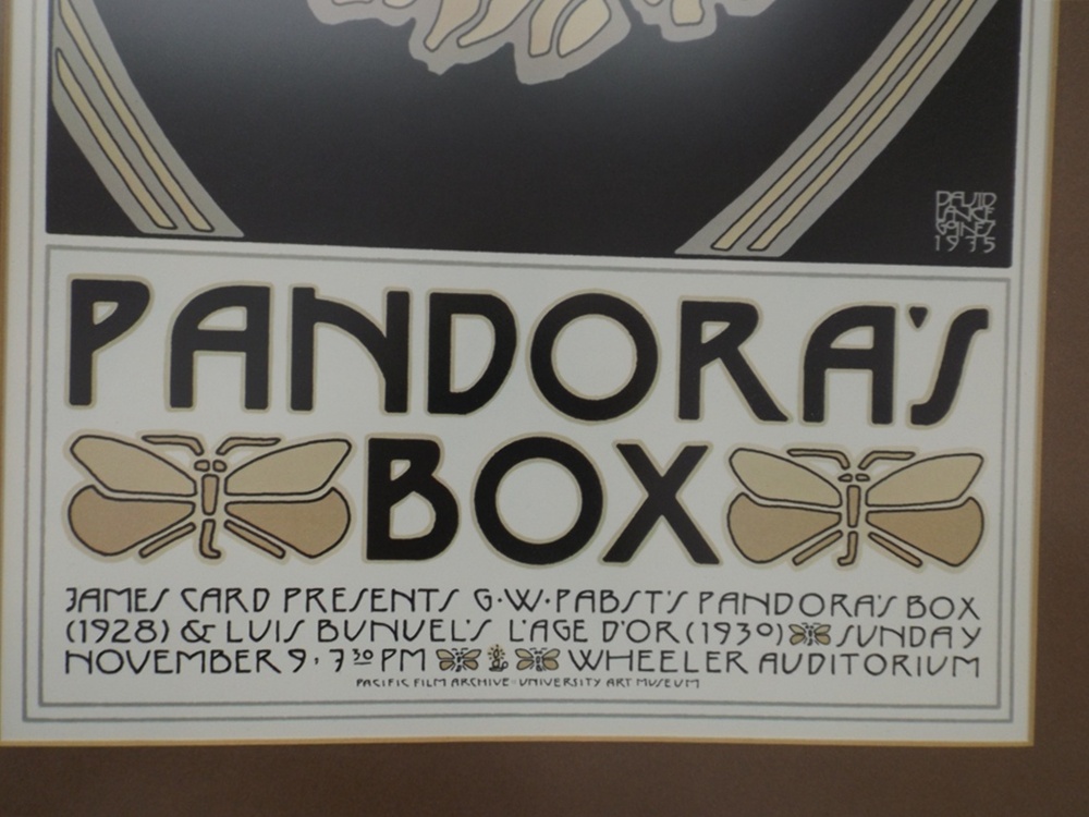 Art Nouveau Style "Pandora's Box" Poster Print
