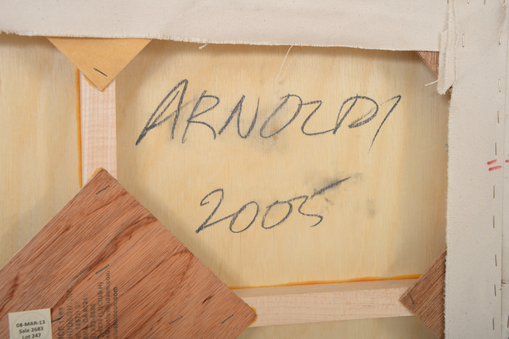 2005 Charles Arnoldi Painting Titled "Recluse"