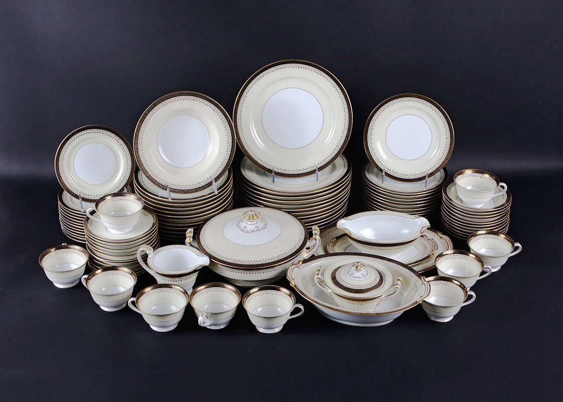 Large Set of Vintage Noritake China in the Grand Monarch Pattern