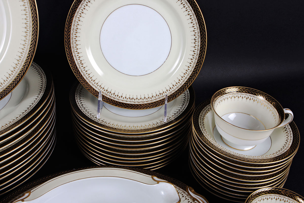 Large Set of Vintage Noritake China in the Grand Monarch Pattern