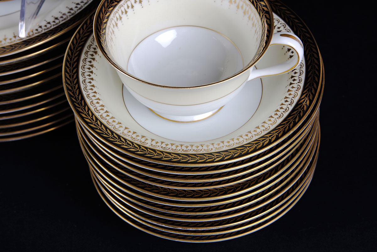 Large Set of Vintage Noritake China in the Grand Monarch Pattern