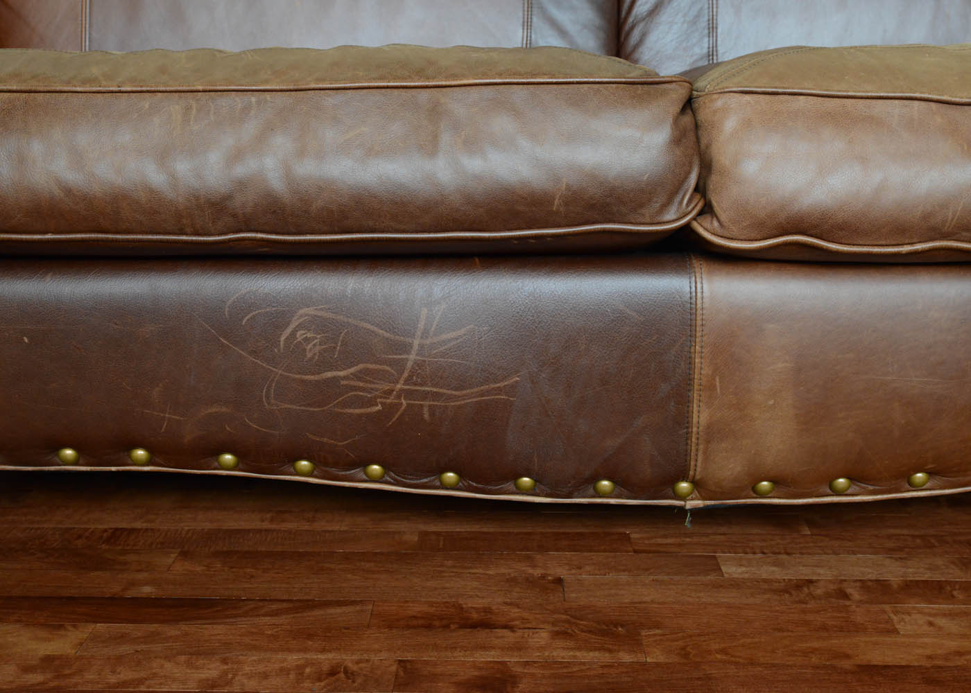 Rustic Lodge Style Leather Sofa by La-Z-Boy