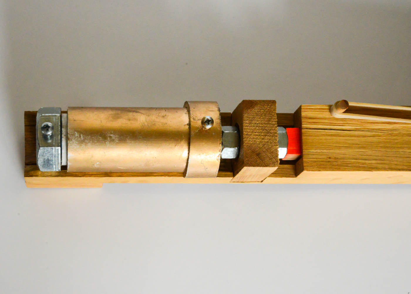 Vintage Oak "Texas Native" Inertia Nutcracker