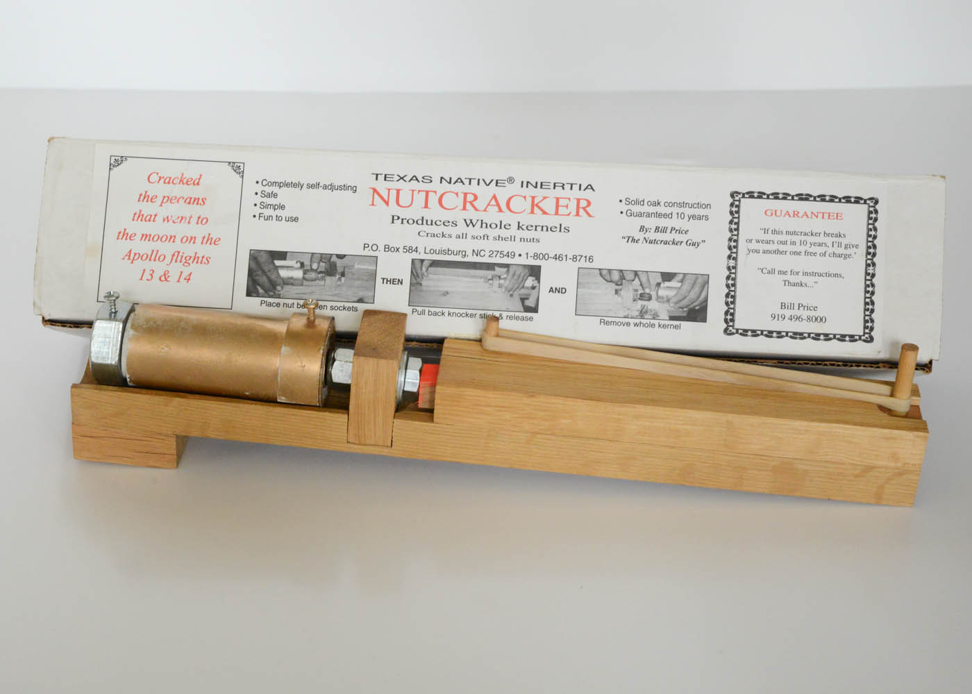 Vintage Oak "Texas Native" Inertia Nutcracker