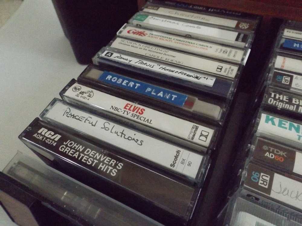 Cassette Player with Cassettes, Brookstone Speaker