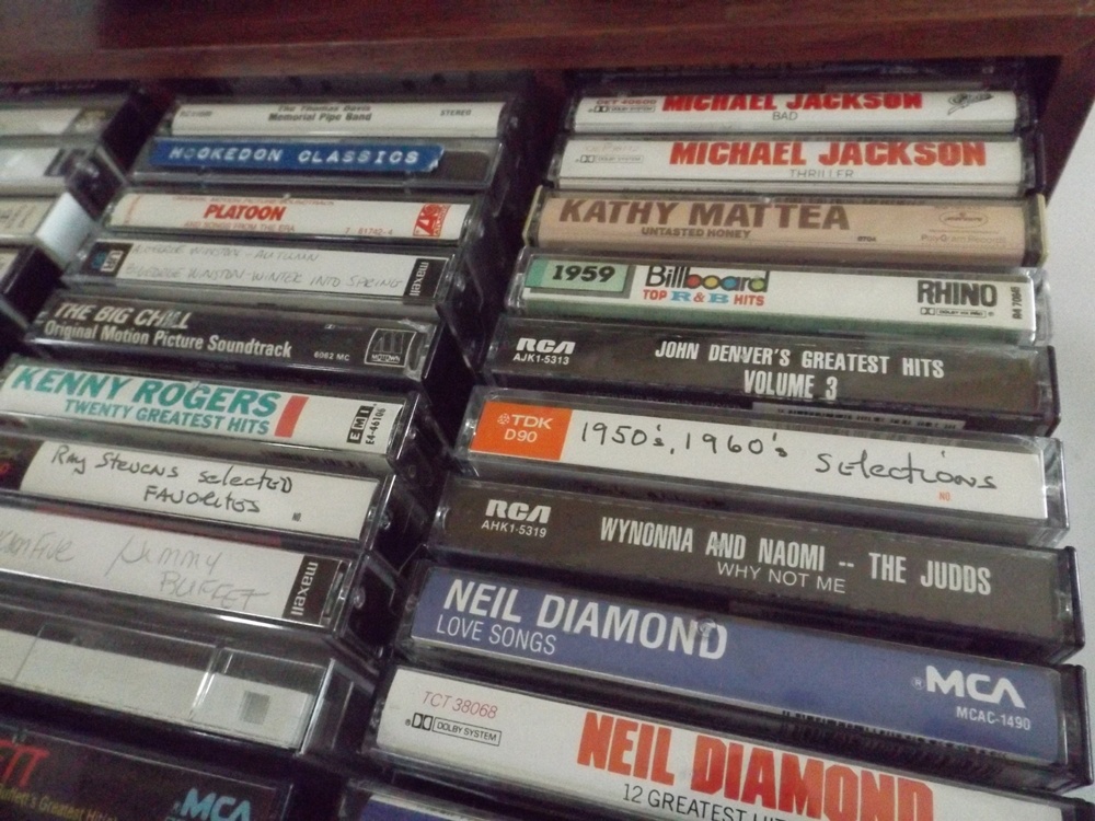 Cassette Player with Cassettes, Brookstone Speaker