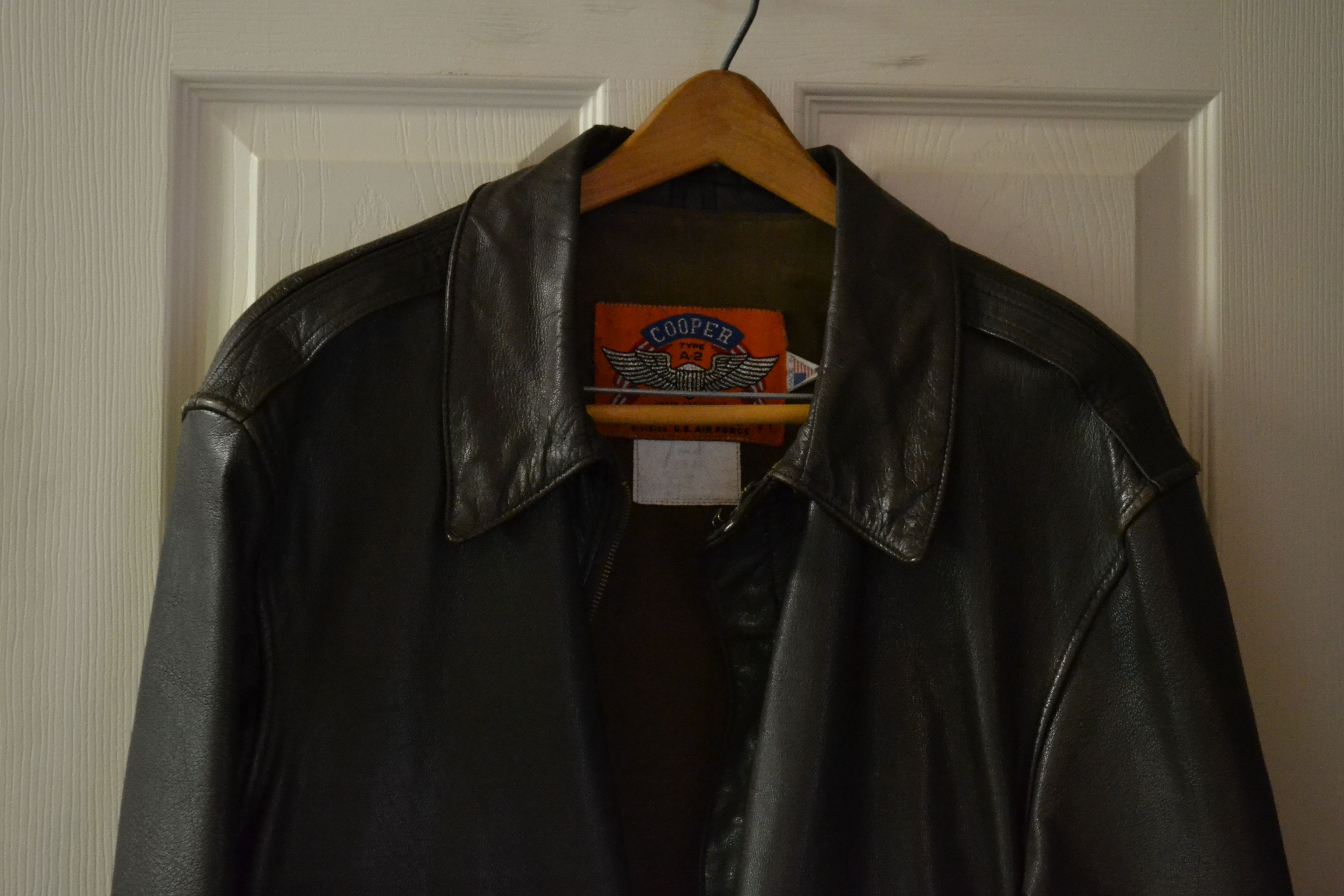 WWII Cooper A-2 Leather Flight Jacket