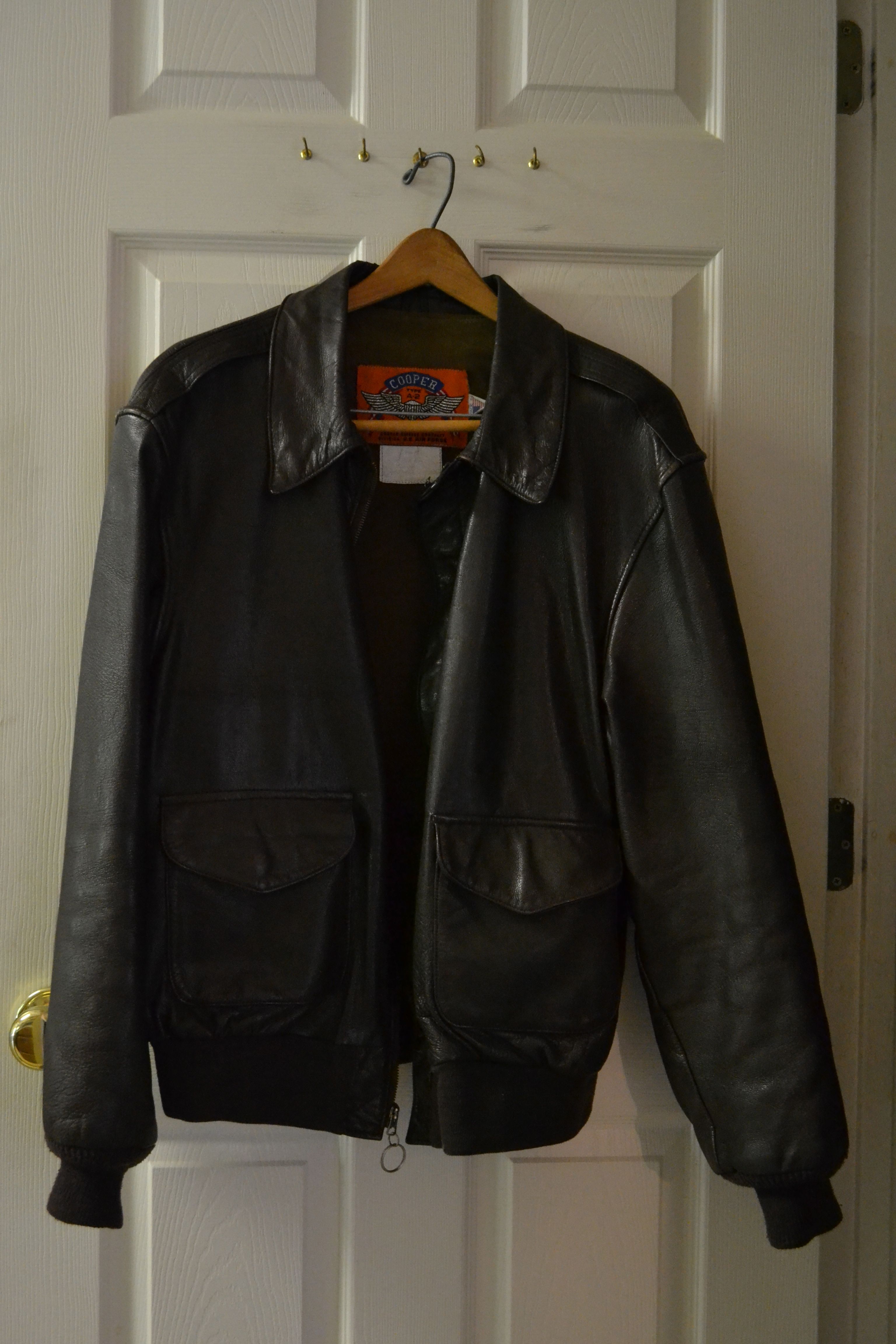 WWII Cooper A-2 Leather Flight Jacket