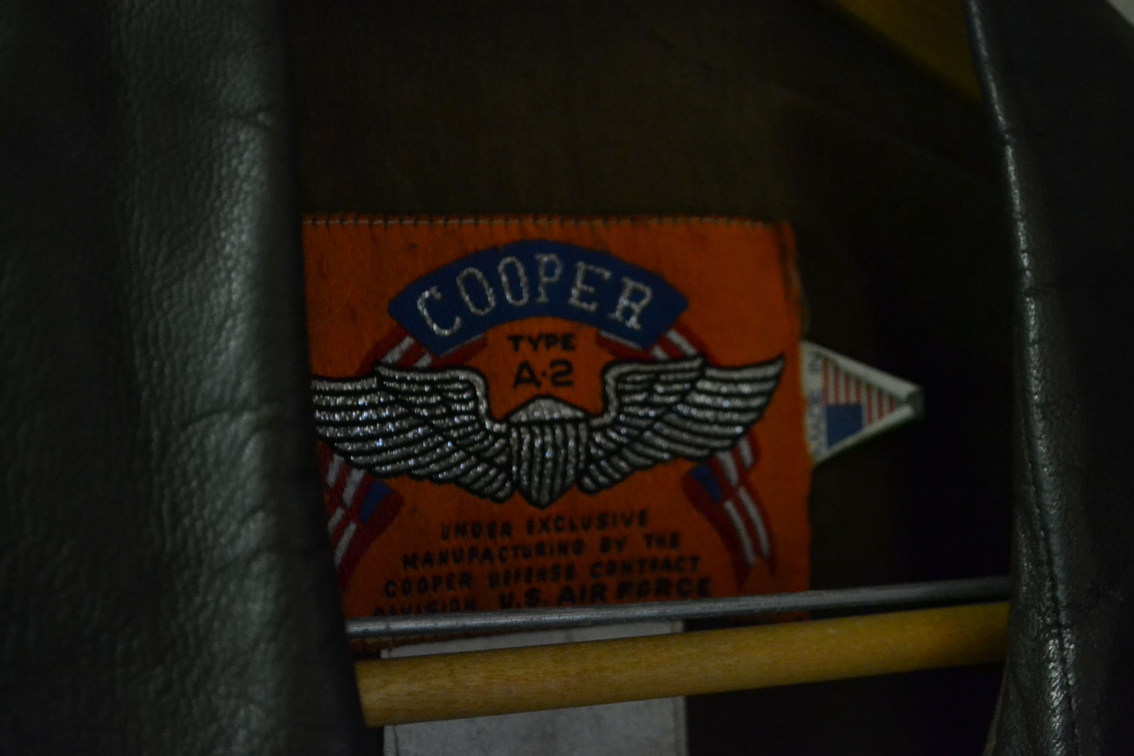 WWII Cooper A-2 Leather Flight Jacket