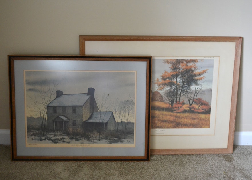Signed Prints by Kentucky Artist Harold Collins