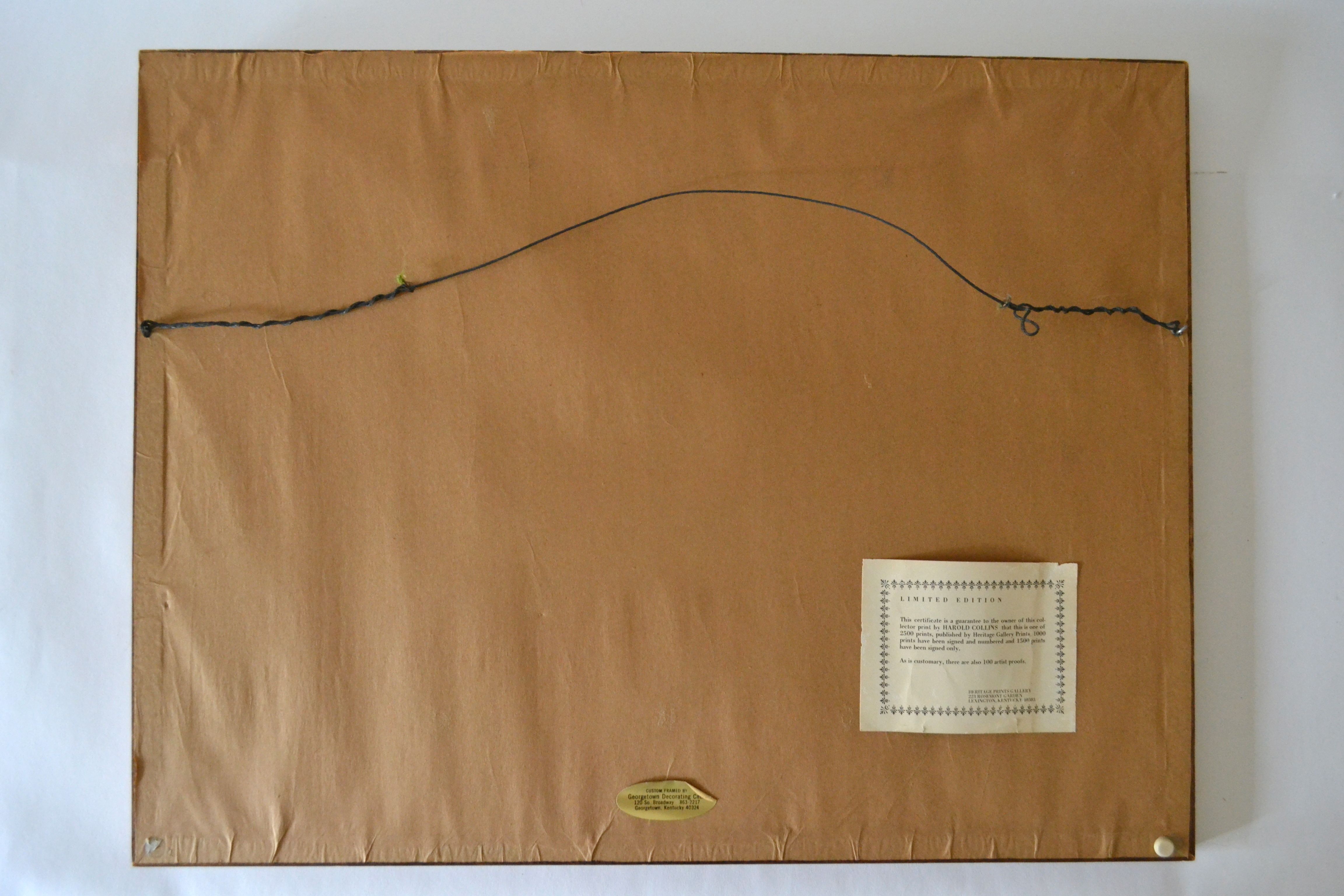 Signed Prints by Kentucky Artist Harold Collins