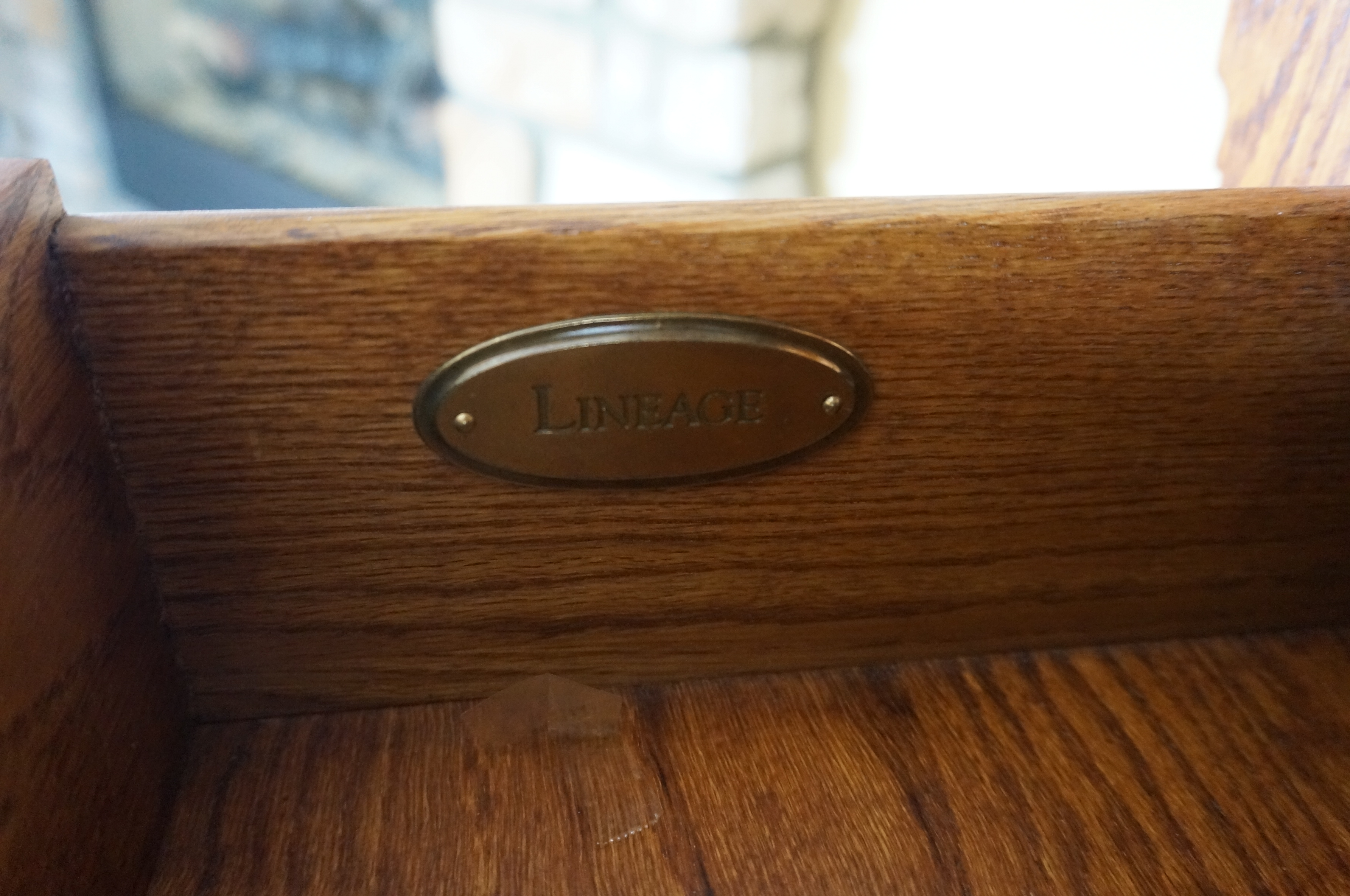 Lineage Oak Entertainment Cabinet