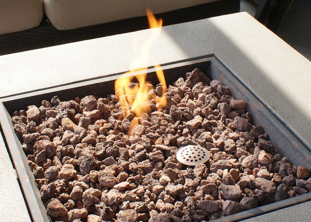 Ceramic Composite Gas Fire Pit