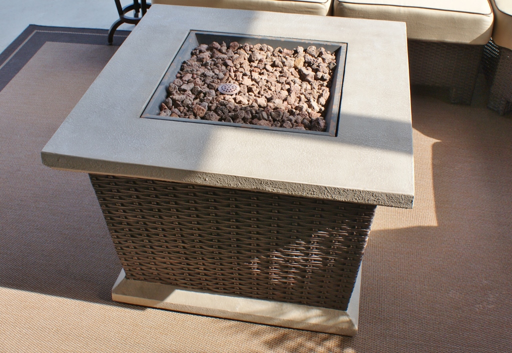 Ceramic Composite Gas Fire Pit