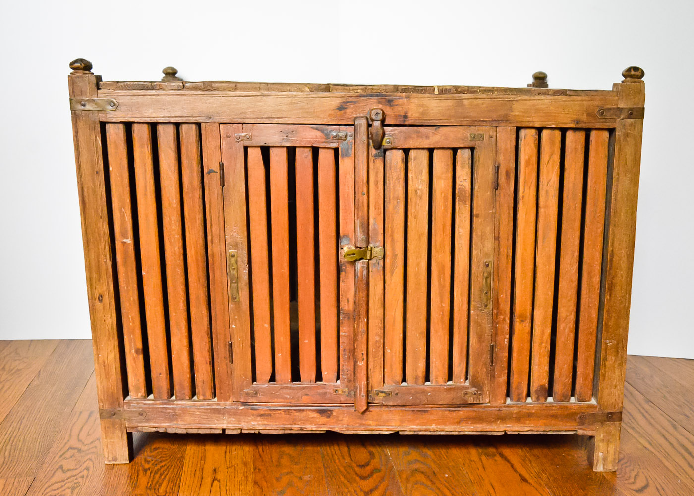Antique Chicken Coop Cabinet