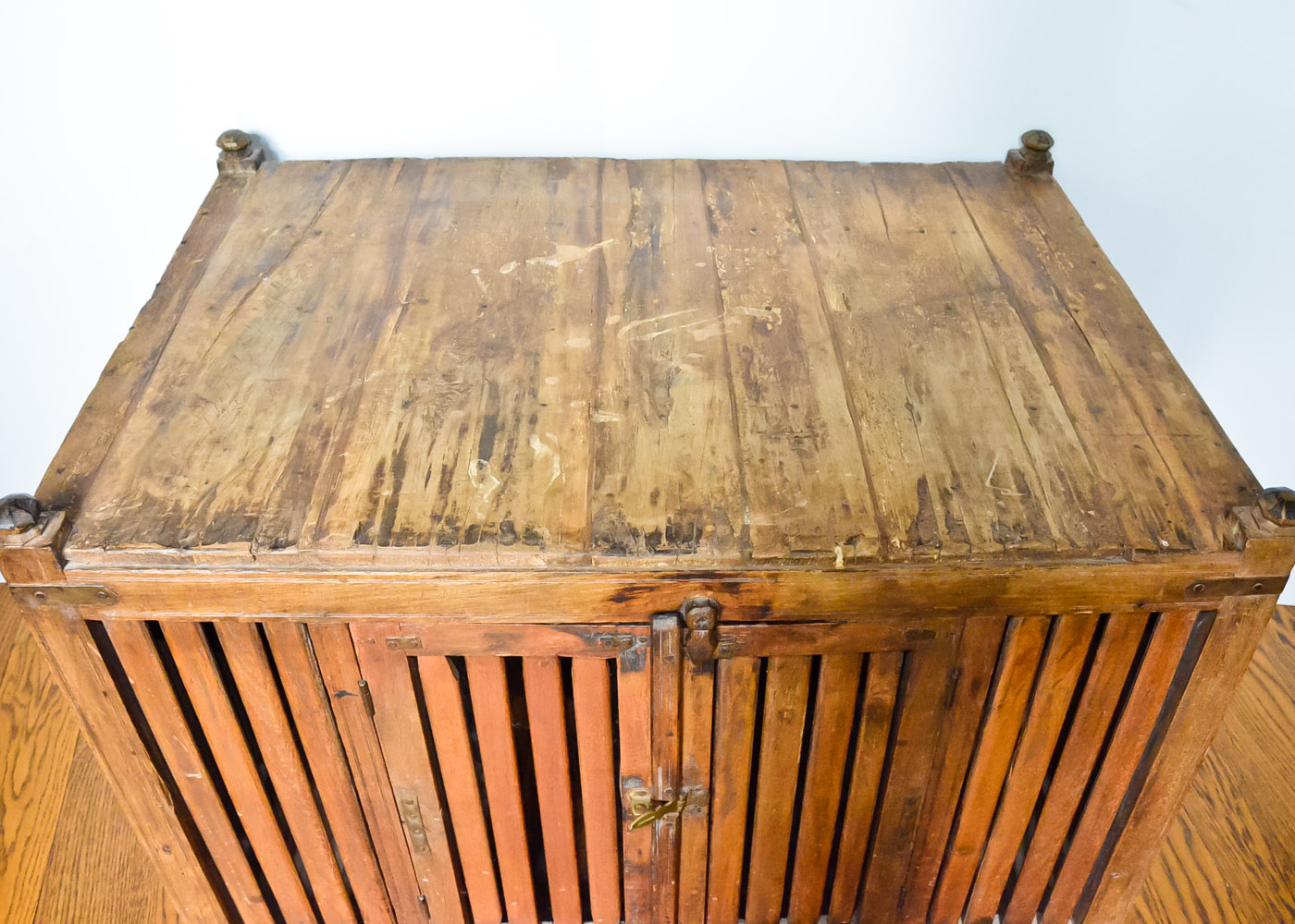 Antique Chicken Coop Cabinet