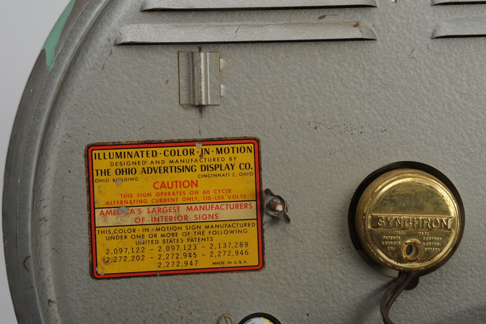 Vintage Illuminated Weidemann Beer Sign