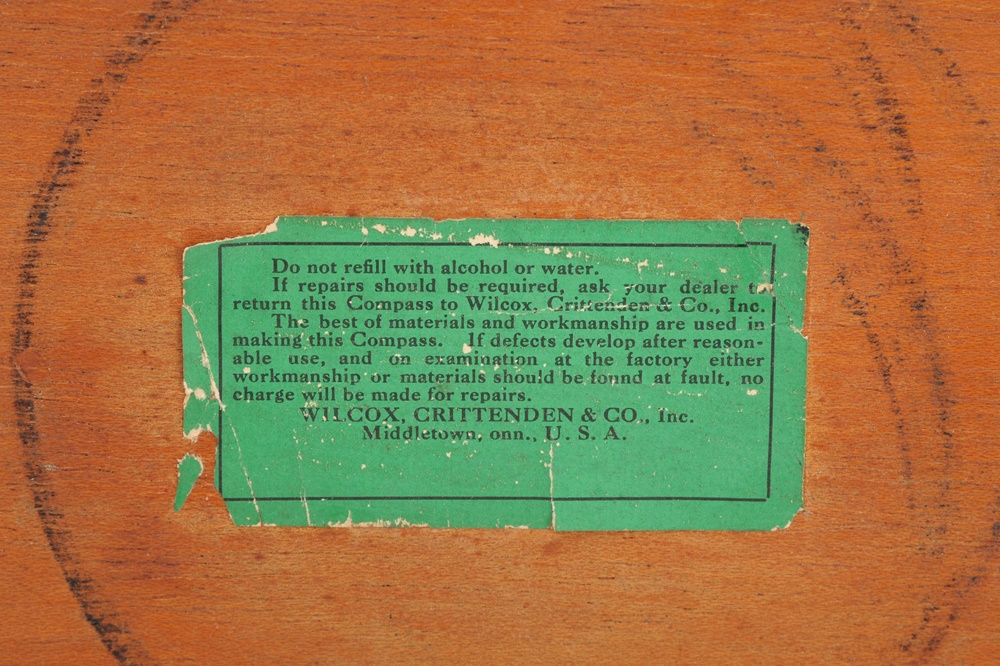 Vintage Wilcox, Crittenden, & Co. Boxed Gimbal Compass