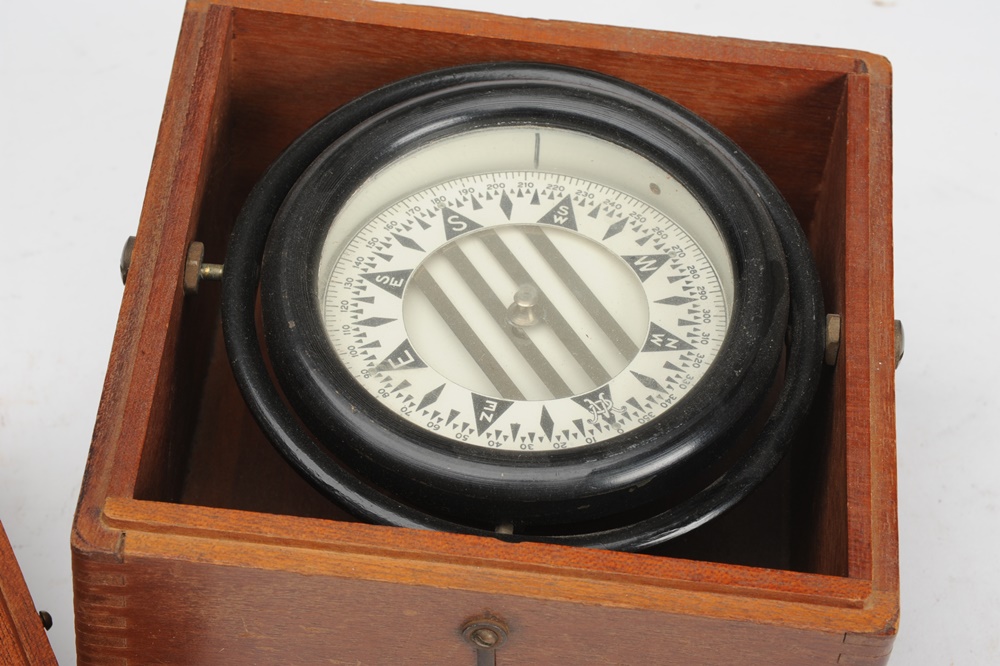 Vintage Wilcox, Crittenden, & Co. Boxed Gimbal Compass