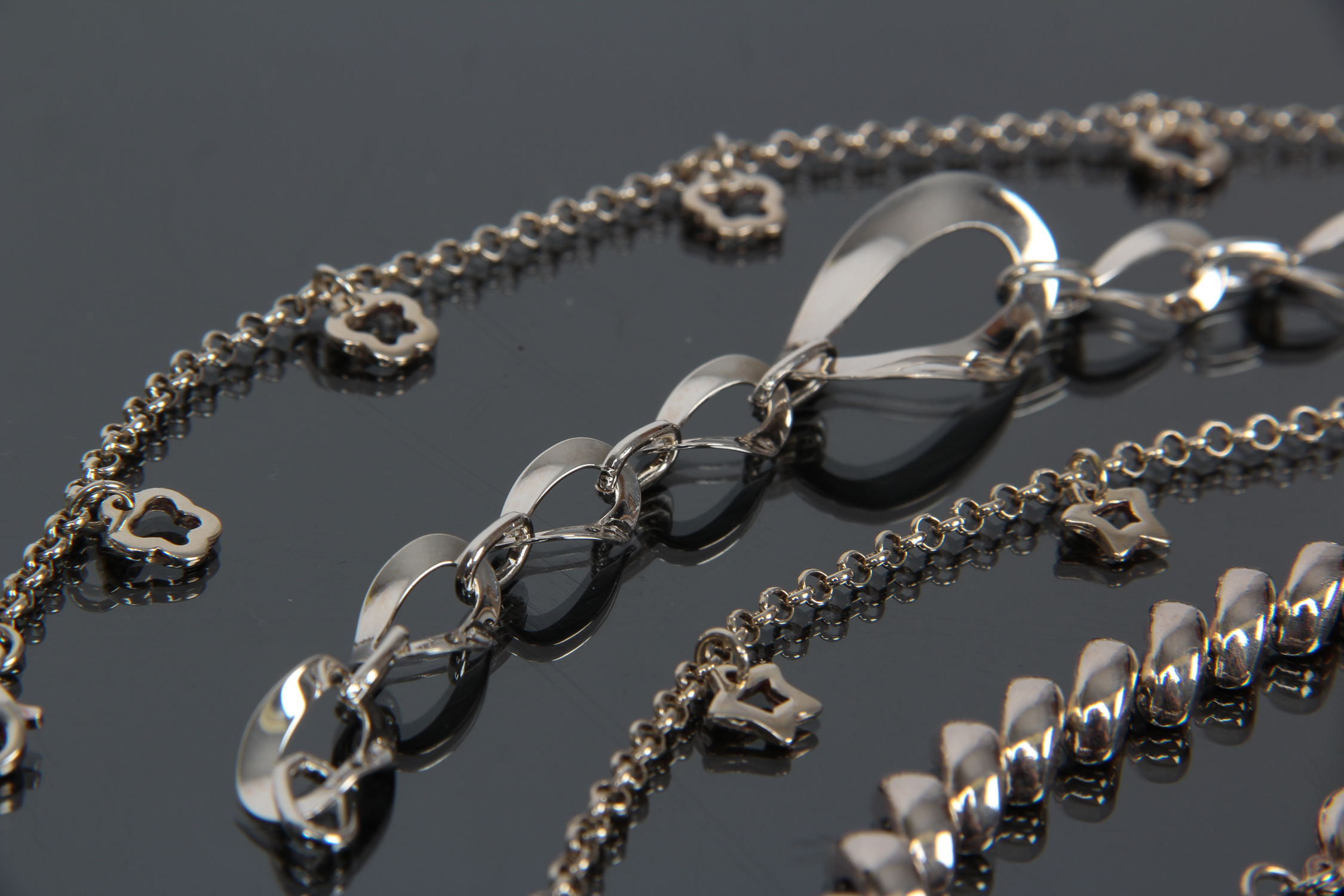 Collection of Sterling Silver Bracelets