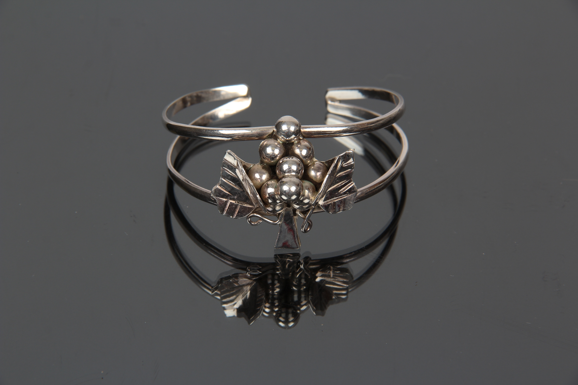 Sterling Silver Fruit Cuff