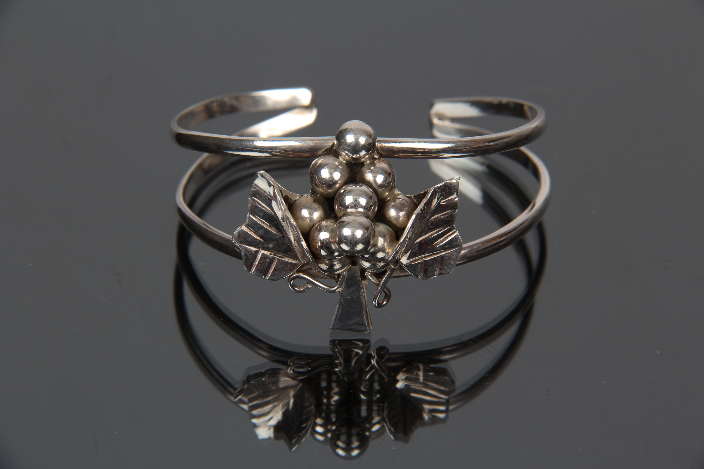 Sterling Silver Fruit Cuff