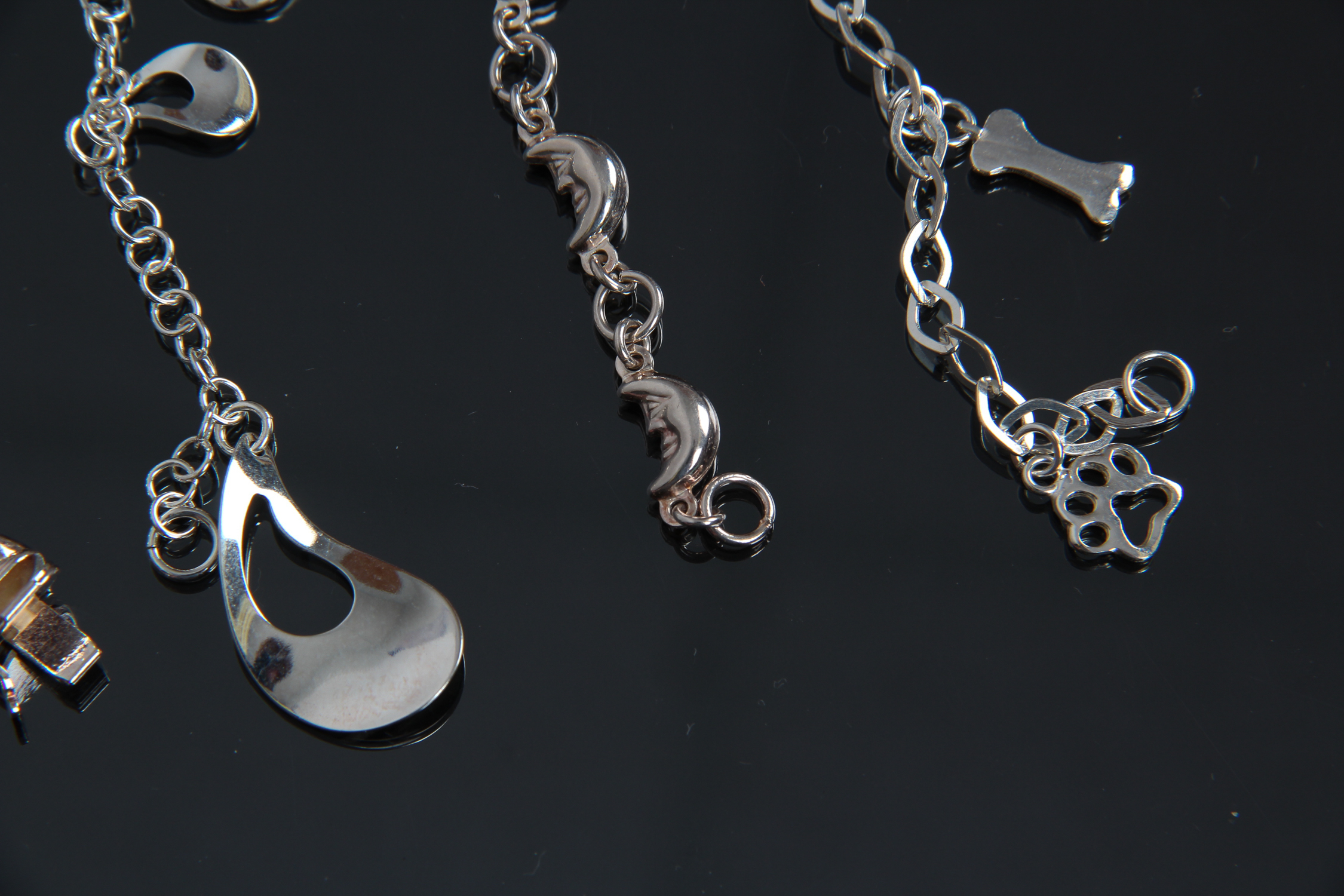 Assortment of Sterling Silver Bracelets