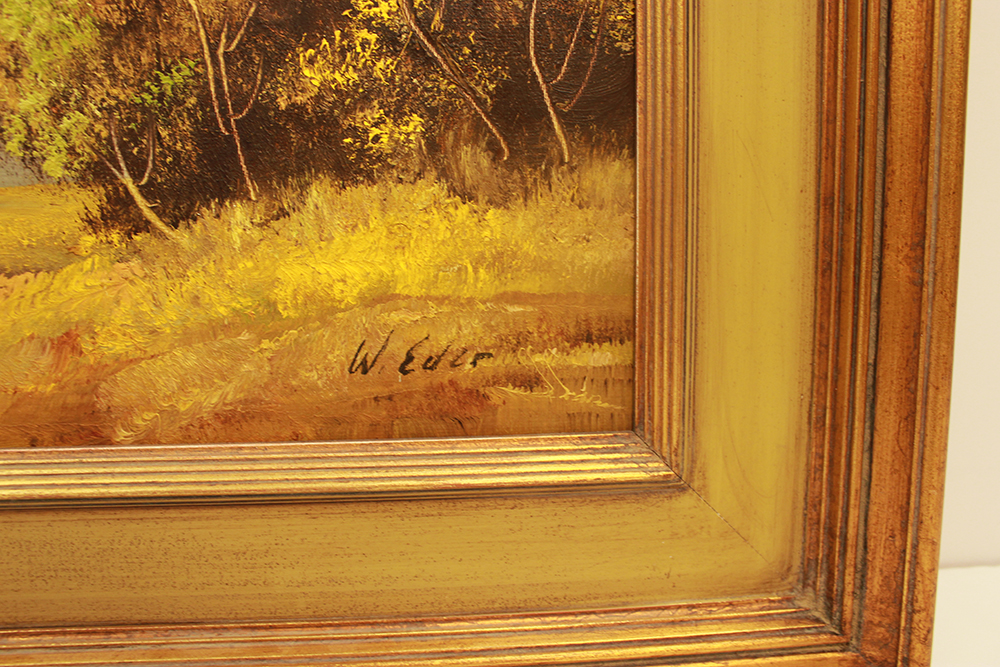 Original Oil Painting by Wilhelm Eder