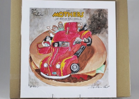 Cal Schenkel Signed Album Cover Art Zappa's Mothers of Invention