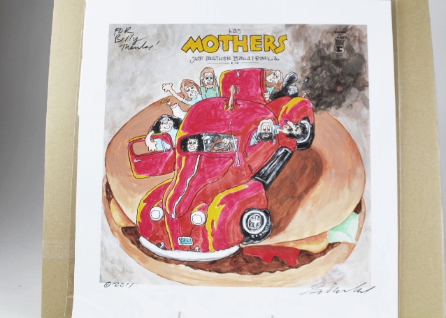 Cal Schenkel Signed Album Cover Art Zappa's Mothers of Invention