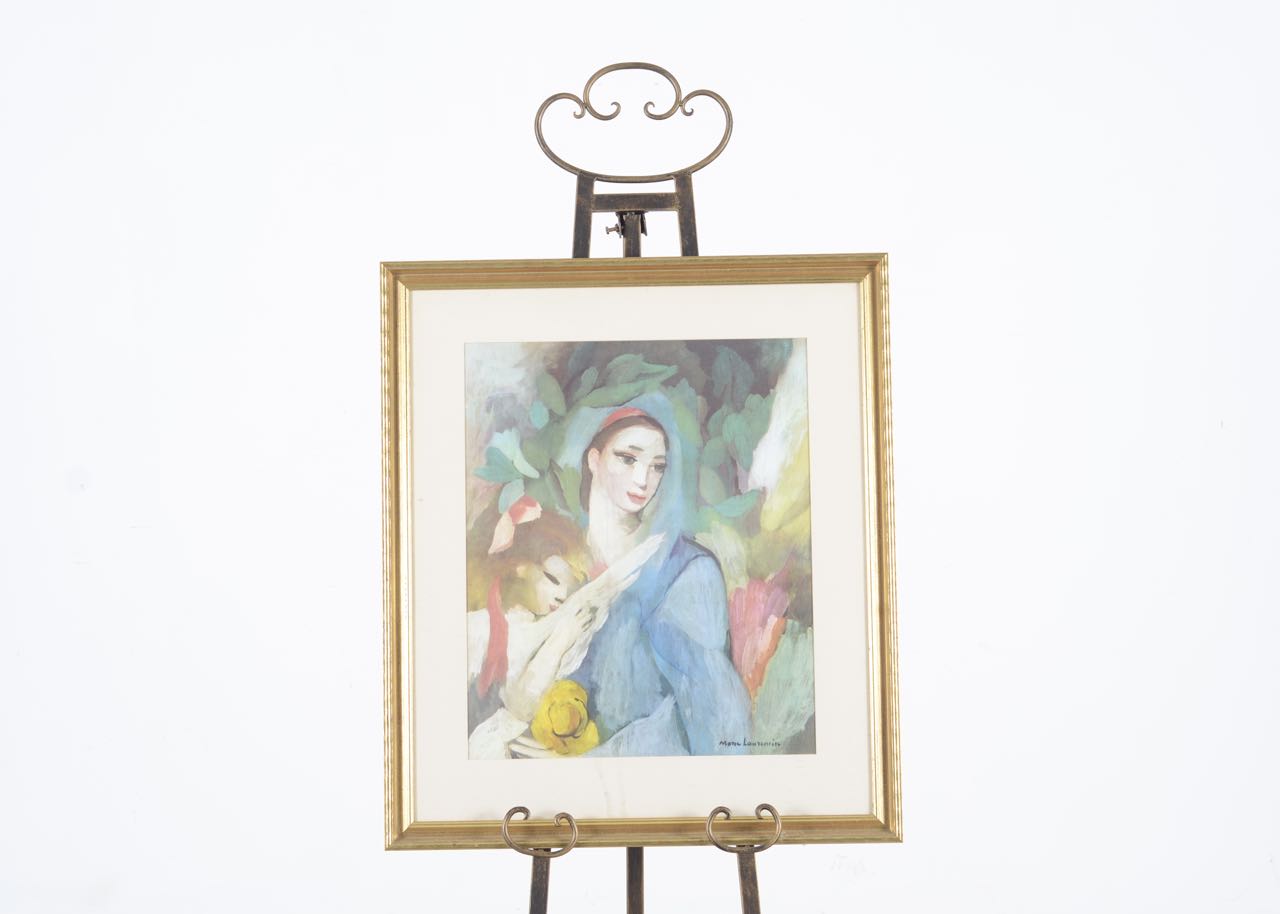 Framed Marie Laurencin "Mother and Child" Offset Lithograph