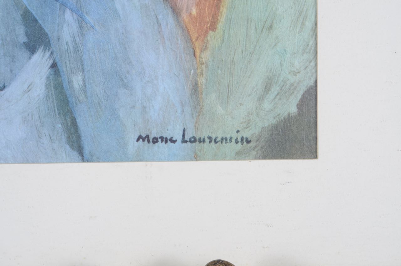 Framed Marie Laurencin "Mother and Child" Offset Lithograph