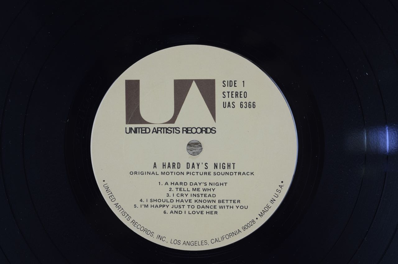 Original Beatles LP "A Hard Day's Night" Soundtrack