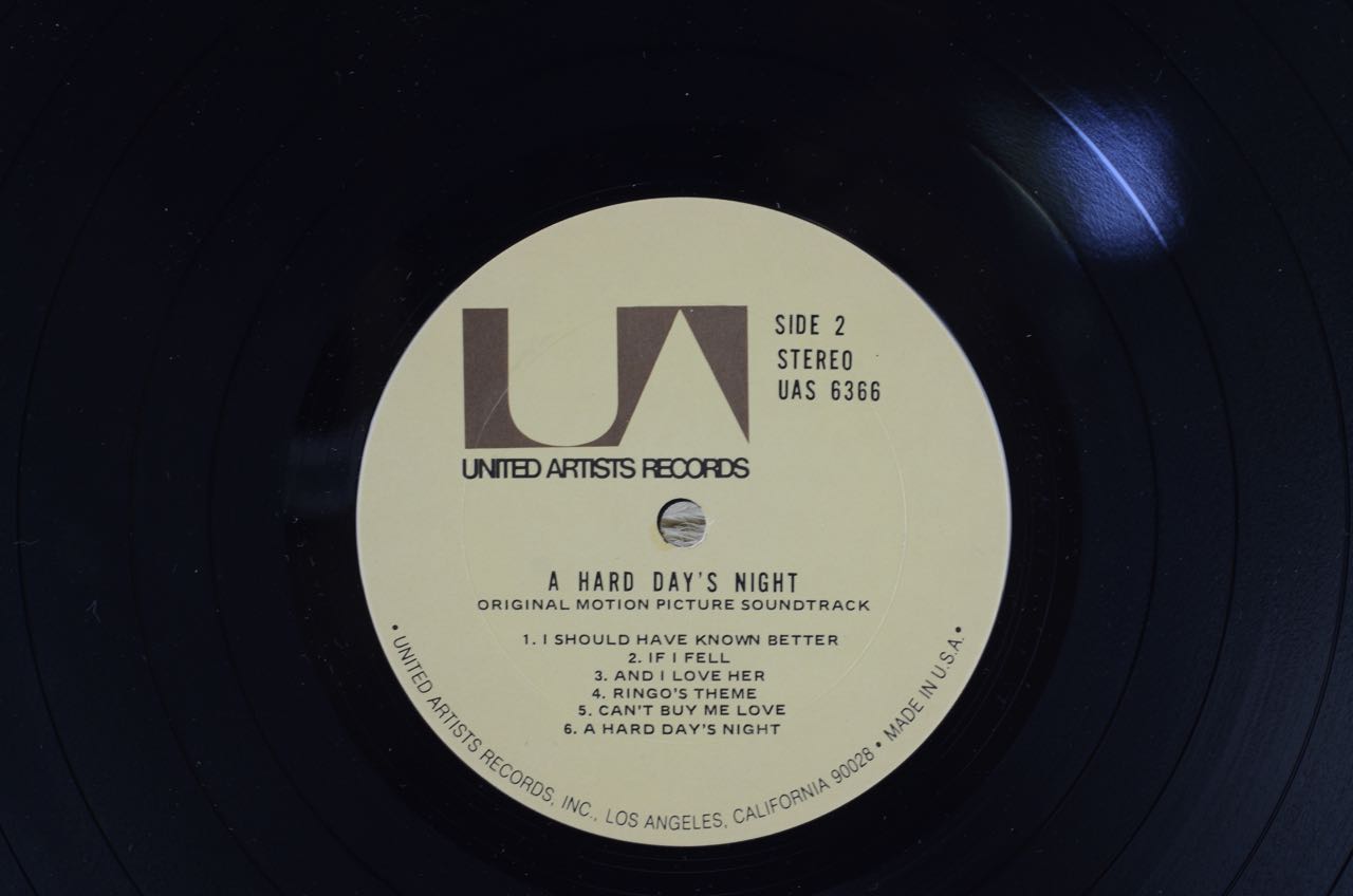 Original Beatles LP "A Hard Day's Night" Soundtrack