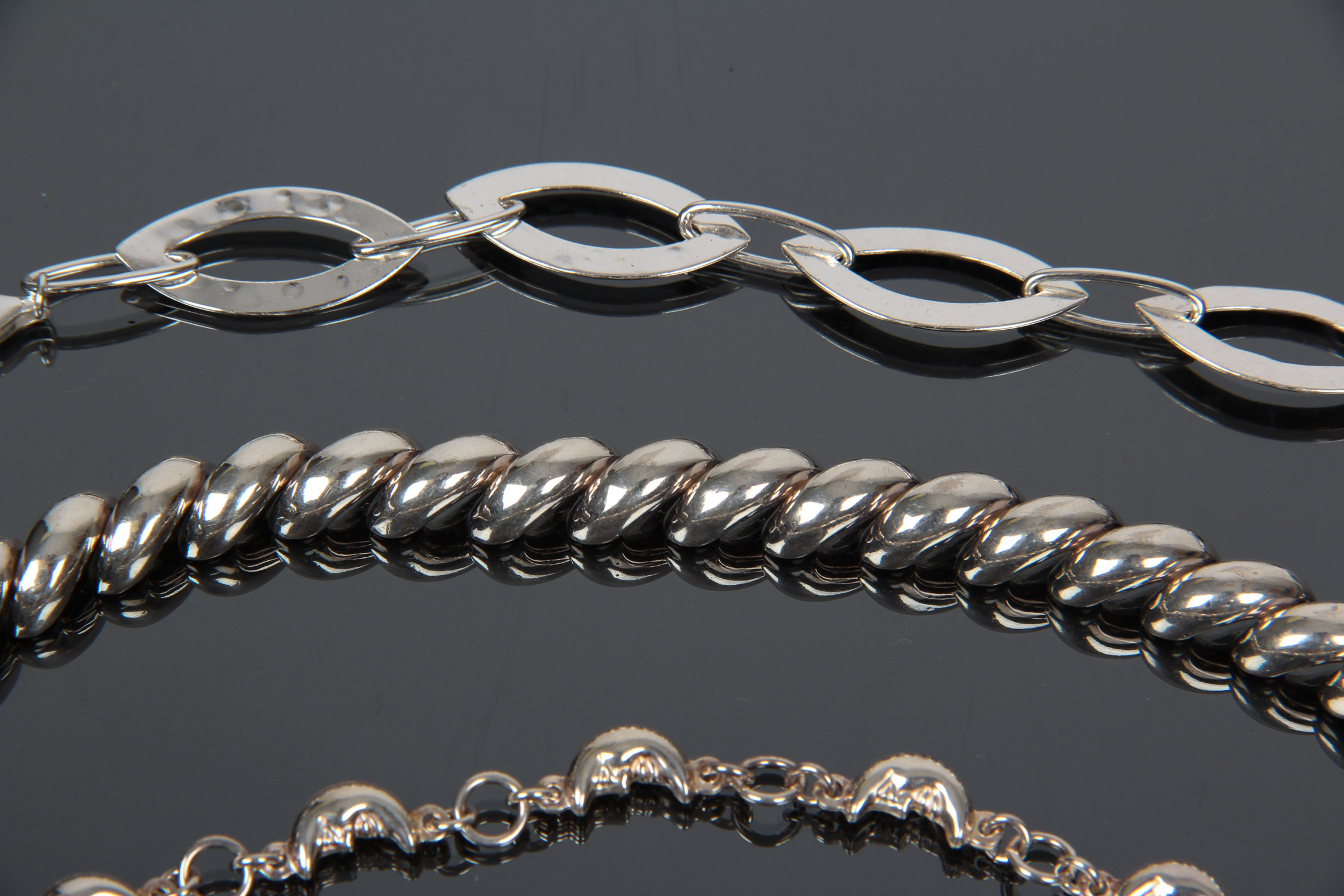 Collection of Sterling Silver Bracelets