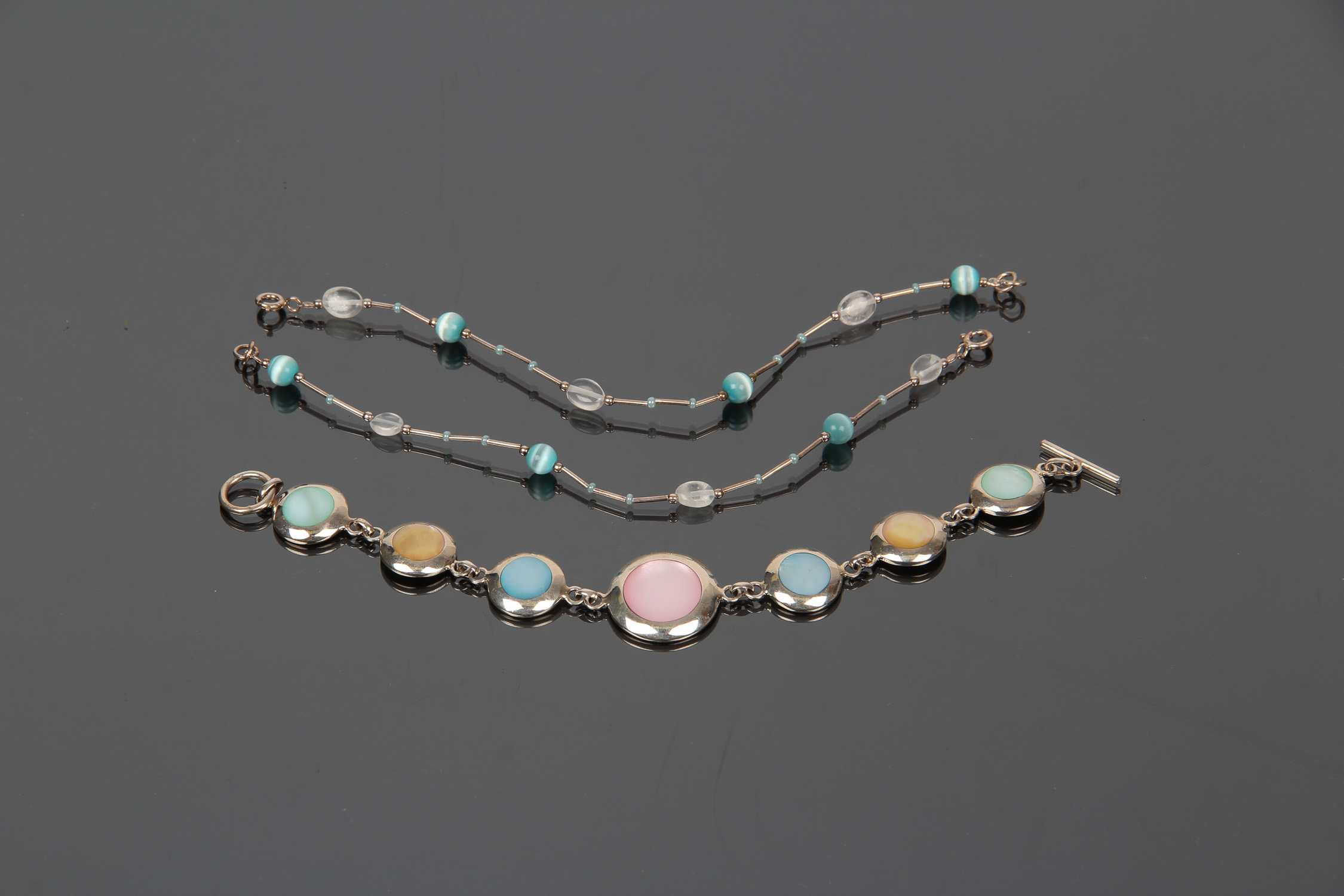 Assortment of Sterling Silver Bracelets