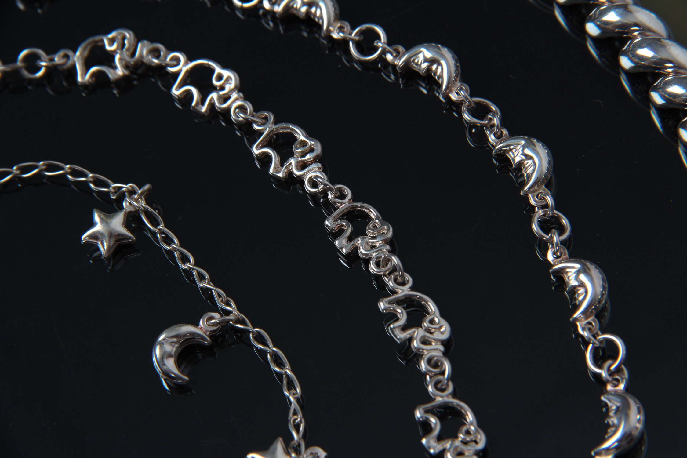 Collection of Sterling Silver Bracelets